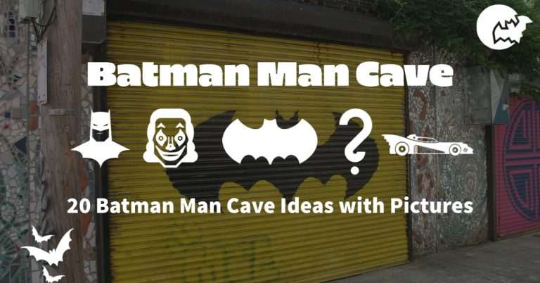 Batman Man Cave: 20 Ideas with Pictures - mancaveexpert.com
