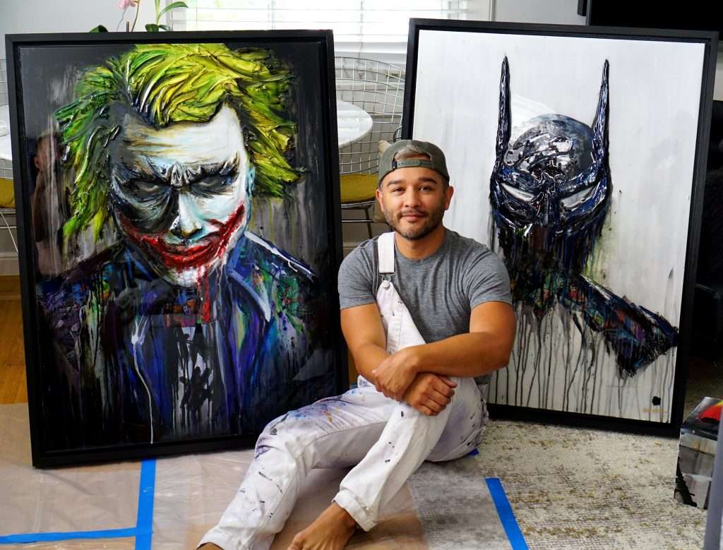 Joker and Batman Art