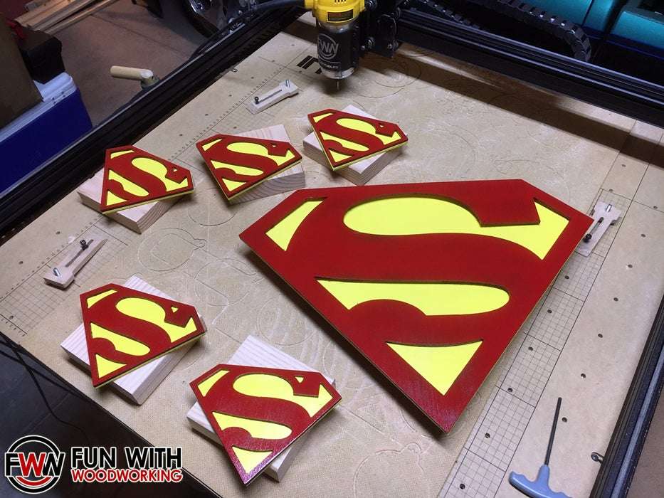 Superman Logo Woodworking