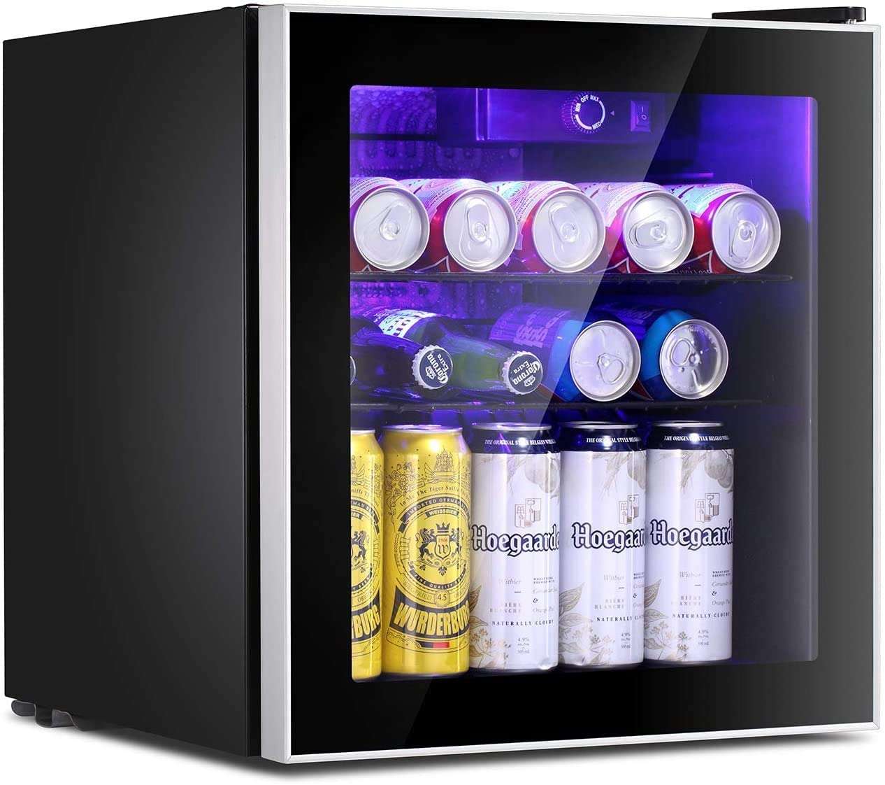 antarctic star mini fridge cooler drinks inside isolated on white background