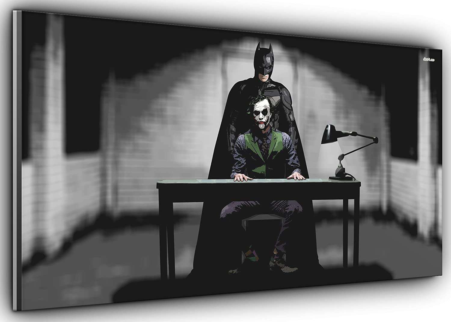canvas35 the duo batman dark knight panoramic canvas art print