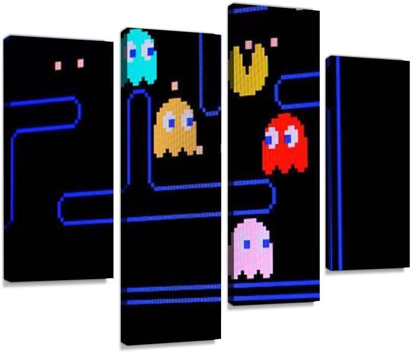 d1eep vintage pacman video game canvas wall art