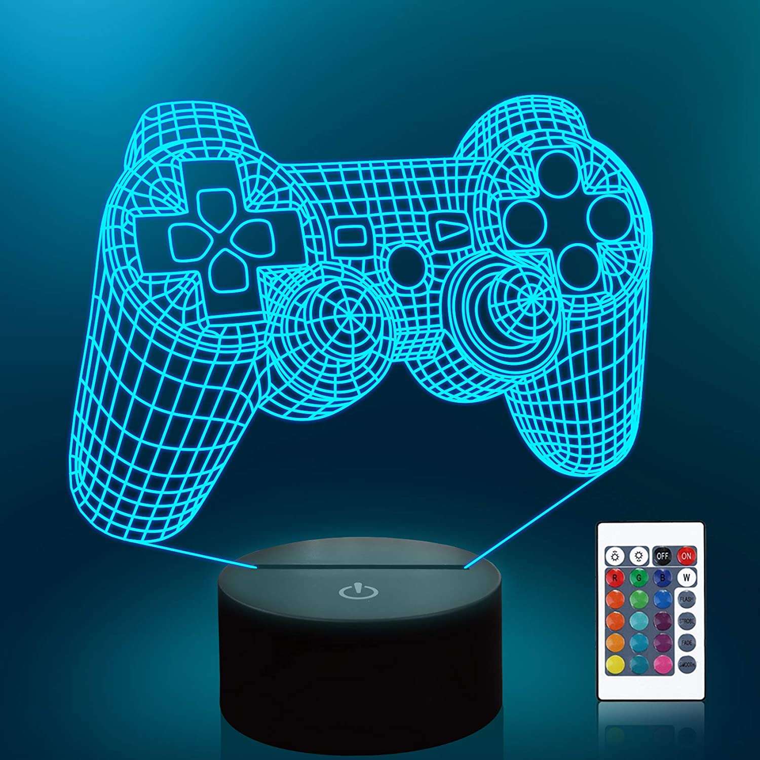 lampeez 3d gamepad lamp with remote control