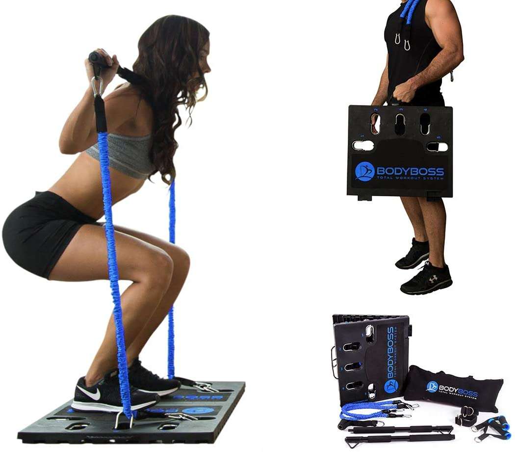 bodyboss 2.0 full portable home gym workout package