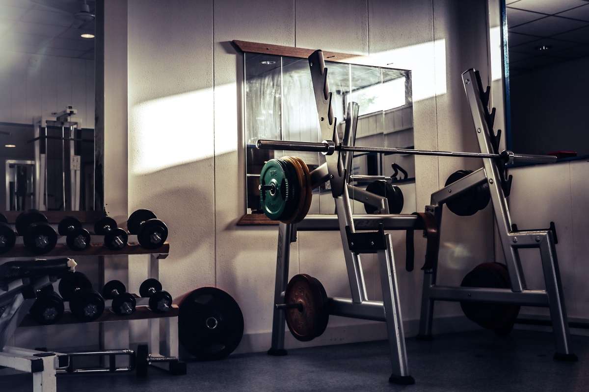weight training compact home gym featured image