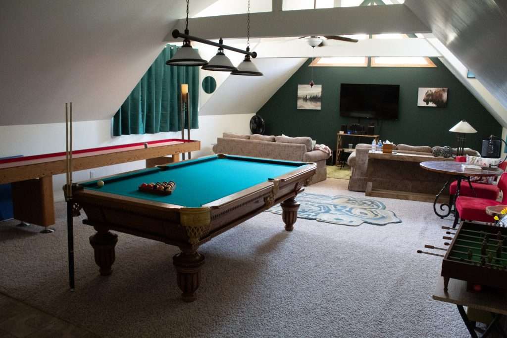 Pool Table Game Room