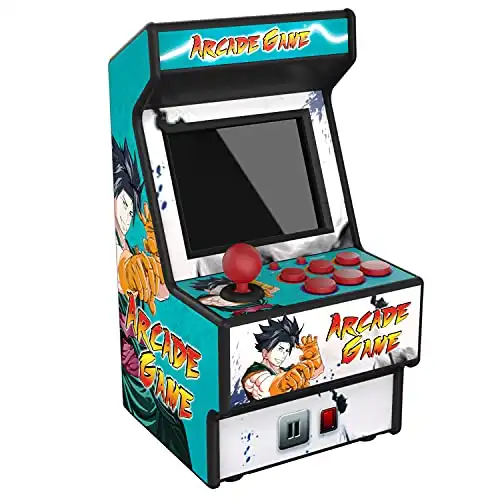 Golden Security Mini Arcade Game Machine 156 Classic Handheld Games in a Portable Machine