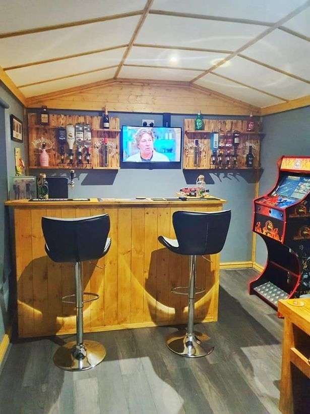 Gaming Man Cave shed