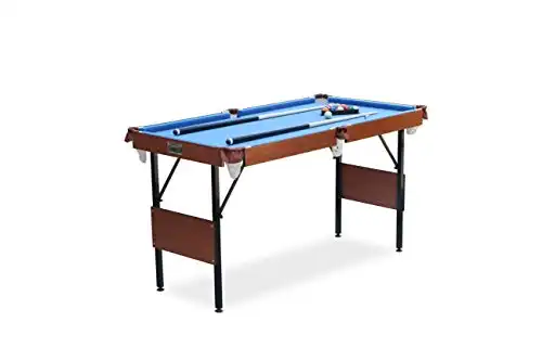 RACK Crux 55 in Folding Billiard/Pool Table (Blue)