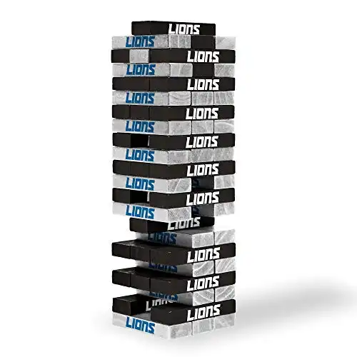 Wild Sports NFL Detroit Lions Table Top Stackers 3" x 1" x .5", Team Color