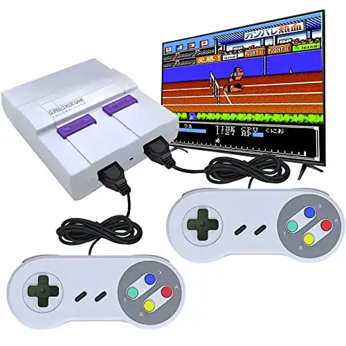 Retro Game Console,Built-in 821 Games with 2 Classic Controllers, HDMI Output, Plug and Play,Birthday Gifts Choice for Children/Adults