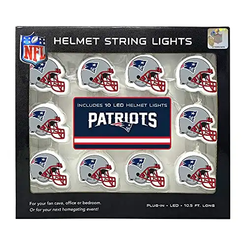 Party Animal NFL New England Patriots LED Helmet String Lights
