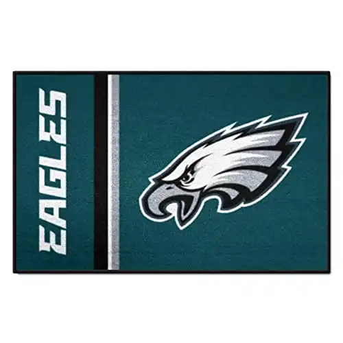 FANMATS 8246 Philadelphia Eagles Starter Mat Accent Rug - 19in. x 30in. | Sports Fan Home Decor Rug and Tailgating Mat Uniform Design