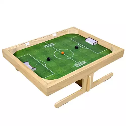 GoSports Magna Soccer Tabletop Board Game - Magnetic Game of Skill for Kids & Adults, Green